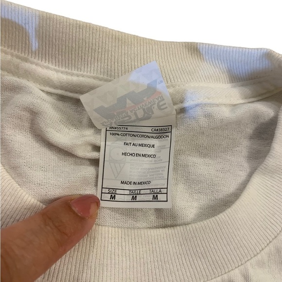 White Tee M Tee, Men's Funny T-Shirt, Innappropriate Language, Joke, Red Jokes - Picture 2 of 4